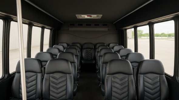 buffalo grove 18 passenger minibus inside
