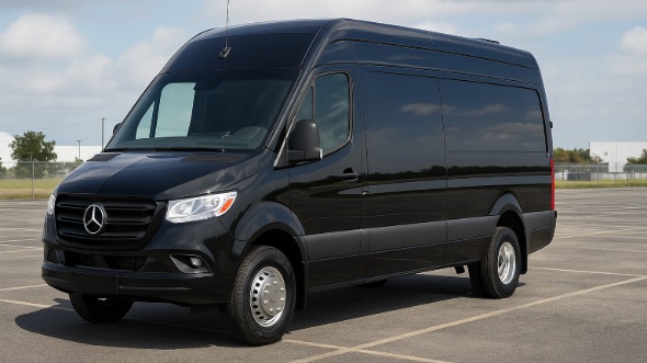Exterior of Charter Bus Company Buffalo Grove's Sprinter Limo in Buffalo Grove